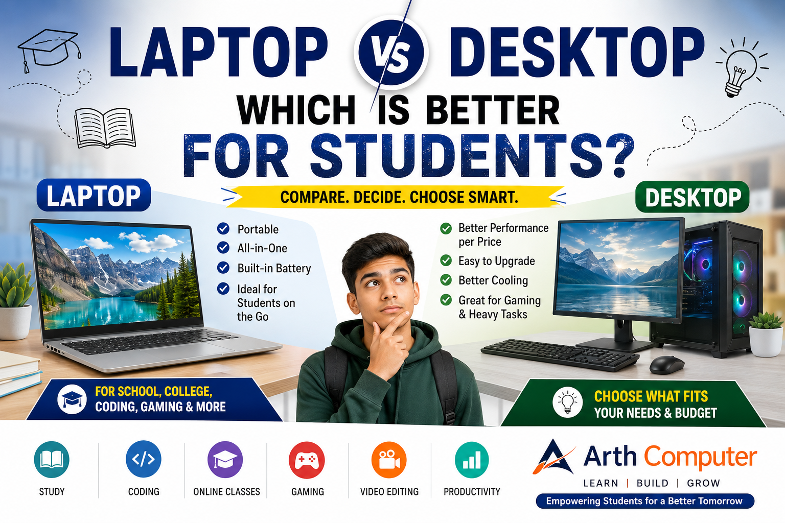 Laptop vs Desktop: Which Is Better for Students?