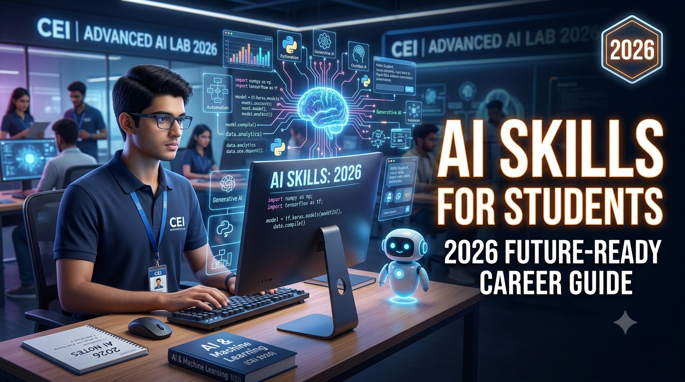 AI Skills for Students in 2026: 10 Skills Every Student Should Learn for a Future-Ready Career
